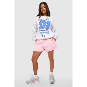 <b>Women's</b> Casual Solid Fleece Lined Autumn Winter Pullover Sweatshirt <b>Warm</b> Loose Long Sleeve <b>Top</b> with Front Logo ODM Supply - Product Image 1