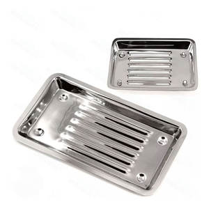 Nuevos escaladores dentales de alta calidad, instrumentos, bandeja de acero inoxidable, múltiples opciones de tamaño, bandeja de soporte para instrumentos Holloware - Product Image 6