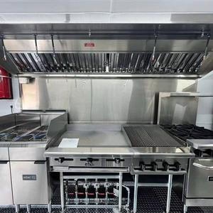 Remorque de camion de restauration rapide mobile personnalisée, confortable et entièrement équipée avec pizza Hot Dog BBQ à vendre - Product Image 3