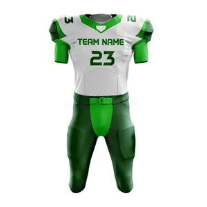 Vente chaude Taille XL Polyester Maillots De Football Américain Impression De Logo Personnalisé Manches Courtes Sublimation Technique Ensembles Uniformes - Product Image 5