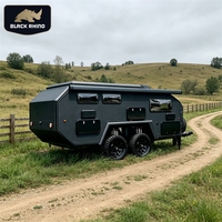 Caravane de luxe australienne pour 4 personnes, tout-terrain, en fibre de verre, camping-car, caravane de voyage