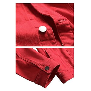 Chaqueta de mezclilla de invierno para hombre de alta calidad de tendencia superior Mejor estilo Tamaño regular Hecho de buen material Chaqueta de mezclilla de la mejor calidad para hombres - Product Image 4