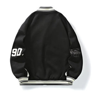 High Quality Heavy Chenille Fabric Men's Vintage Baseball Letterman <b>Jacket</b> Best High Street Style Varsity Embroidered <b>Patchwork</b> - Product Image 2