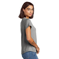 T-shirt blanc pour femmes coupe décontractée Tri Blend T-shirts super doux à encolure dégagée pour femmes XS-2XL NOUVEAU