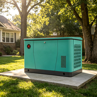 ApexGen 8kW En Veille Générateur de Puissance de Gaz pour La Maison Facile Installation Réduit Entretien En Option 3-en-1 Support Double Carburant