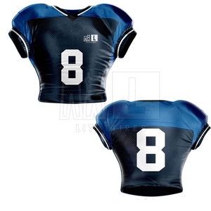 Meilleure vente conception personnalisée uniforme de football américain haut tendance respirant à manches courtes vêtements de pratique - Product Image 4