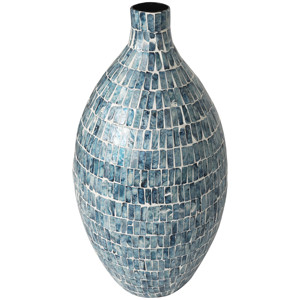 Vase décoratif en mosaïque de luxe moderne inspiré de la nacre Antiqued OEM ODM Design Home Decor | Artisanat Tienphong - Product Image 4