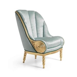 Luxueuse chaise en velours vert pastel avec wingback acajou salon et meubles d'appartement 1111322 - Product Image 2