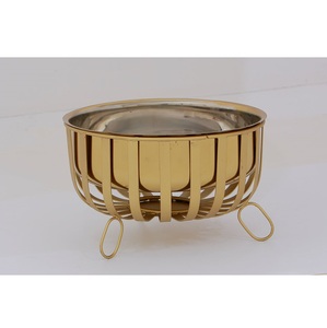 Cazuela con acabado dorado y plateado para uso de bodas y vajilla New Look Serving Hot Case para restaurantes y hogar - Product Image 1