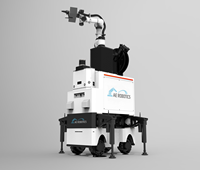 Robot mobile AUBO personnalisable OEM avec nivellement automatique pour l'assemblage en hauteur
