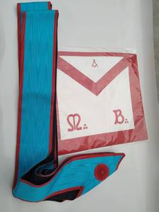 Delantales masónicos Premium de alta calidad con color y logotipo personalizados - Product Image 2