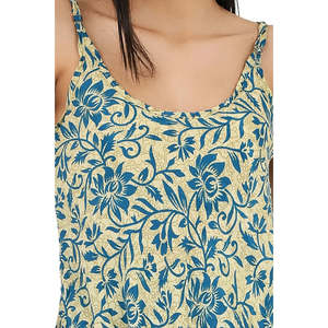 "Beige <b>Blue</b> Floral Kimono Cover-up <b>Cami</b> Set for Women-One Size" - Product Image 1