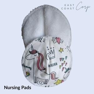 Emp & Cotton Maternity Breastfeeding Pads Reusable Eco-Friendly Set of 6/8/10 with <b>Linen</b> <b>Bag</b> Ultra Soft Breathable - Product Image 3