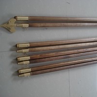 Mât de drapeau de bureau en bois, support de drapeau d'intérieur, base de mât de drapeau