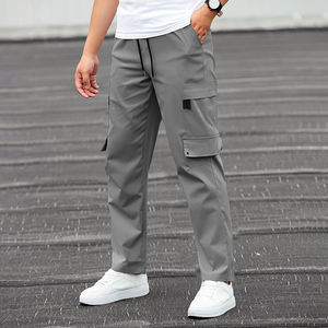 กางเกงวิ่งขนแกะระบายอากาศสไตล์สตรีทแวร์ใส่สบายปรับแต่งสีแฟชั่นระดับสูงสำหรับผู้ชายดีไซน์ใหม่ - Product Image 5