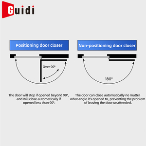 ตัวปิดประตูไฮดรอลิก Guidi Modern แบบปรับได้ สำหรับประตูไม้ โลหะ ประตูกันไฟ ใช้ในเชิงพาณิชย์ สำนักงาน โรงแรม - Product Image 6