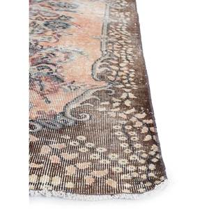 Tapis en laine noués à la main de grande taille, style vintage, motif médaillon rouge et orange, pour salon ou couloir - Pae-3265 - Product Image 4