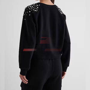 Sudaderas de Invierno Transpirables de Manga Larga para Mujer, Personalizables, de Alta Calidad, Hechas de Poliéster y Algodón, en Oferta - Product Image 2