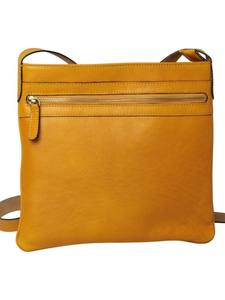 Sac bandoulière en cuir véritable tendance, sac à main jaune fin pour femme, poche zippée, sangle réglable unique, cadeau de voyage doux - Product Image 3