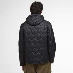 Blouson d'hiver léger pour homme en duvet noir chaud à bulles, coupe-vent, résistant, fabricant de vestes d'hiver - Product Image 4