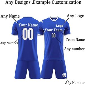 Uniformes de Fútbol Personalizados Unisex de Alta Calidad, Conjuntos de Camisetas de Fútbol para Clubes Deportivos, Uniformes para Adultos, Tallas Grandes, Manga Corta, 100% - Product Image 2