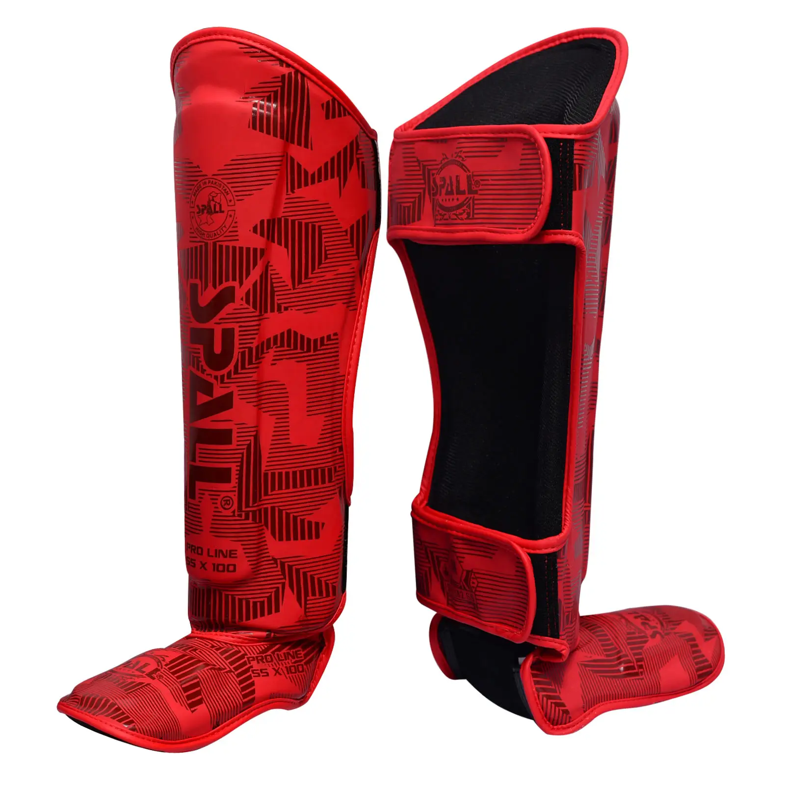 Shin Guard shin Instep Pads for BJJ Karate Sparring Kickboxing Martial Art MMA Boxing shin step Training Equipment Gear By SPALL