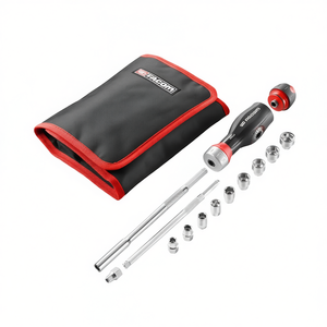 Juego de Destornilladores Multibit Facom Protwist 3 en 1 con Trinquete para Tuercas Dobles y Vasos de 1/4'' - Product Image 2