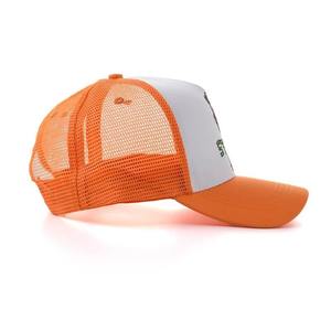 Gorras de malla serigrafiadas de algodón twill al por mayor, gorras deportivas personalizadas de alta calidad, gorras trucker de 5 paneles de dos tonos, lote de gorras de dibujos animados. - Product Image 3