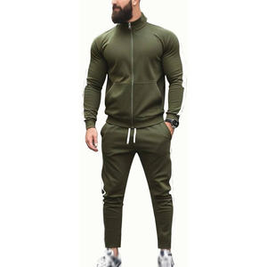 2026 Men's Casual Sport Coat Suit Printed Two-Piece Set Breathable Winter Tracksuits Customized Sportswear - Product Image 3