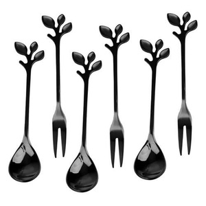 Juego de cubiertos de diseño de acabado de acero inoxidable, juego de cubiertos de diseño totalmente metálico, herramientas de cubiertos con acabado, juego de cubiertos brillantes - Product Image 1