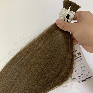 Vente chaude en vrac cheveux brun foncé cuticule cheveux alignés Extensions de cheveux - Product Image 1