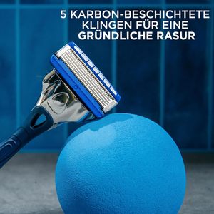 <span class=keywords><strong>Wilkinson</strong></span> Thanh Gươm-Hydro 5 Dao Cạo Cho Nam Giới, 16 Lưỡi Thay Thế, Giữ Ẩm Gel Hồ Bơi Và Gấp Tông Đơ - Product Image 5