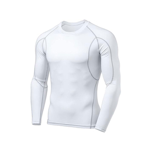 Rashguard à manches longues pour homme, de haute qualité, sublimé, personnalisé, respirant, à séchage rapide, en spandex/coton, avec design personnalisé - Product Image 1