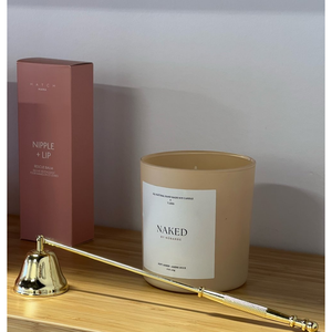 Éteignoir de bougie en métal fait à la main de meilleure qualité Éteignoir de bougie en métal personnalisé avec poignée en jute Bougeoir - Product Image 1