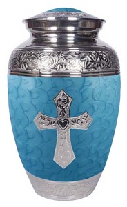 Urna funeraria Urna de cremación decorativa de metal Personalización Urna conmemorativa Durable con diseño pulido a precio al por mayor - Product Image 6