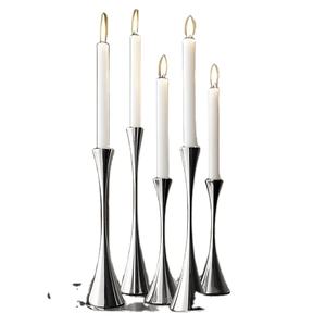 Bougeoir doré antique en aluminium, design de noël, art en métal, design de vacances, décoration de mariage, top de table - Product Image 1