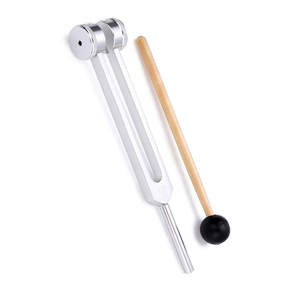 Diapasones Médicos de Acero Inoxidable de 128 Hz, Martillo de Silicona, Manual, Certificado CE, para Reparación y Equilibrio del ADN - Product Image 2