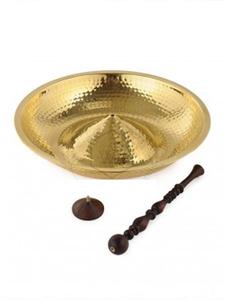 Support à gâteau à 2 étages pour la maison, l'hôtel, le restaurant, la cuisine, les fruits, les plateaux de service, plaqué or, design moderne, support à gâteau martelé - Product Image 4