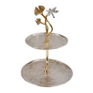 Juego de 3 Soportes para Pastel de Latón de Buena Calidad para Decoración de Bodas y Cumpleaños, Soporte para Pastel con Base en Acabado Dorado - Product Image 4