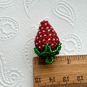 Porte-clés en perles de quartz rose et de fraise aux couleurs mélangées pour femmes, mignon, écologique, durable, imperméable, cadeau - Product Image 6