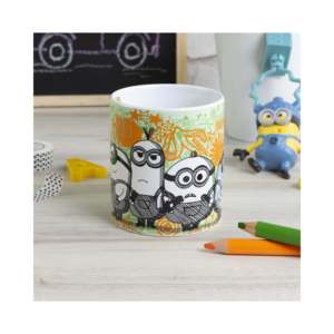 Taza de Porcelana de 250 ml con Diseño de Minions, Tipo Cerámica para Colorear - Product Image 3