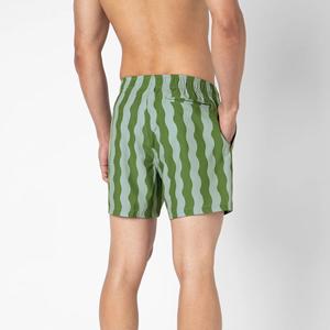 Veliko-Pantalones cortos deportivos de playa para hombre, de secado rápido tela de lona, traje de baño ecológico ligero de cintura media - Product Image 2