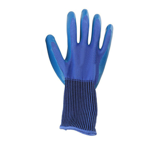 ถุงมือผ้าฝ้ายสำหรับงานอุตสาหกรรมถุงมือนิรภัยสำหรับงานก่อสร้างแบบเรียบ - Product Image 2