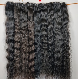 <b>Cheap</b> Remy 100% Cuticle Aligned Wavy Bundles Vendor Virgin Cuticle Aligned Indian Human Hair <b>Extensions</b> - Product Image 5