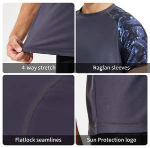 Vente directe usine – Nouveaux Rash Guards Homme à Manches Longues Respirants, Séchage Rapide, Écologiques pour Natation, Surf, MMA – Couche de Base Ajustée - Product Image 3