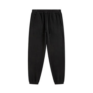 Pantalon en molleton uni lourd personnalisé 100% coton Short de sport basique pour l'automne Décontracté et fin - Product Image 5