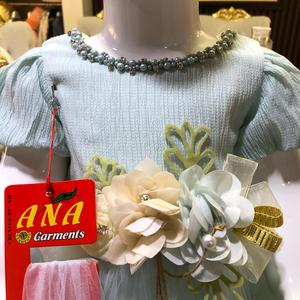 ชุดเดรสแขนบอลผ้าซาตินลายดอกไม้สำหรับงานปาร์ตี้ฤดูใบไม้ผลิ - Product Image 5