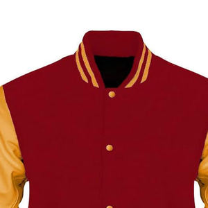 Chaquetas Versity de cuero de lana de último diseño para hombre Chaquetas de hombre de buen material Precio de fábrica Chaqueta Versity de mangas de cuero para hombre - Product Image 5