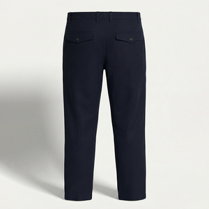 Pantalones Largos Casuales de Algodón Chino Anchos Formales Negros para Hombre de Alta Calidad - Product Image 2