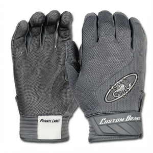 Gants de baseball personnalisés à marque propre, paume en peau de chèvre, design agressif, design incassable, vente en gros, gants de frappe de softball en vrac - Product Image 3